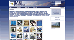 Desktop Screenshot of msipackaginginc.com